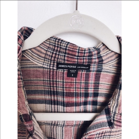 James Perse | Shoreditch Plaid Pocket Shirt Ember - Picture 7 of 8